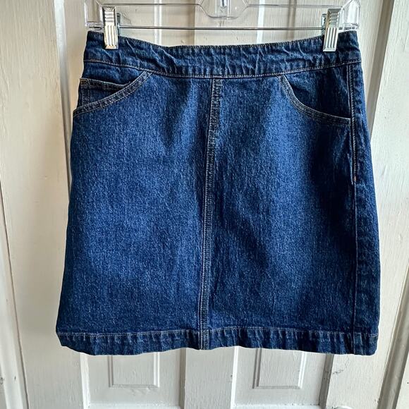 Warehouse Denim Mini Skirt - Picture 2 of 7